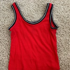 Red Tank/crop top !